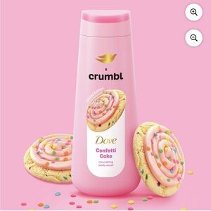 Brand new dove crumbl confetti cake set of 4! 3 deodorants and 1 body wash!
